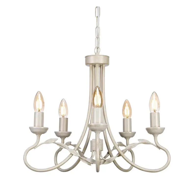 Nézd meg most Elstead Lighting OLIVIA OV5-IVORY-GOLD Csillár 5x60W/E14