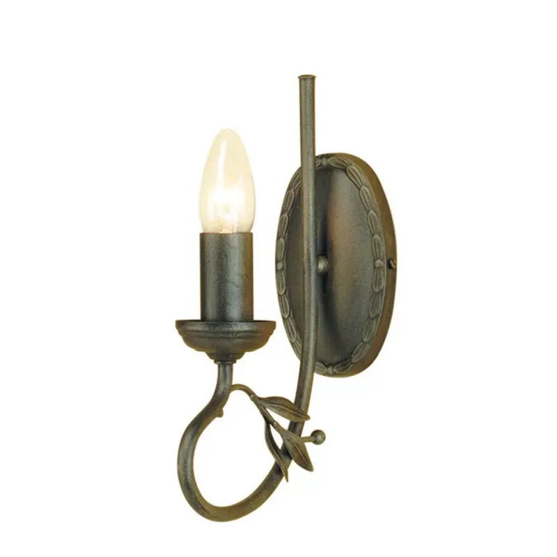 Elstead Lighting OLIVIA OV1-BLK-GOLD Fali lámpa 1x60W/E14 Rendeld meg most
