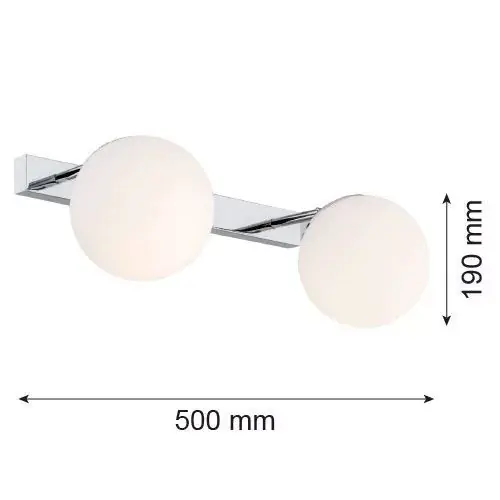 Argon SATELITE 840 Fali lámpa 2x15W/E27 IP44 Különleges ajánlat