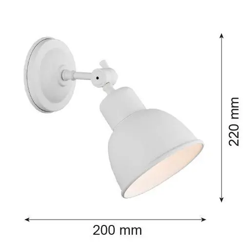 Legjobb ár Argon EUFRAT 3182 Fali lámpa 1x15W/E27 IP20