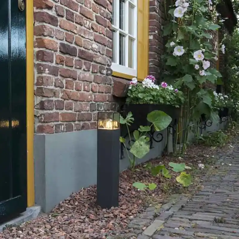 Biztonságos fizetés Modern kültéri állólámpa 50 cm sötétszürke IP44 - Denmark