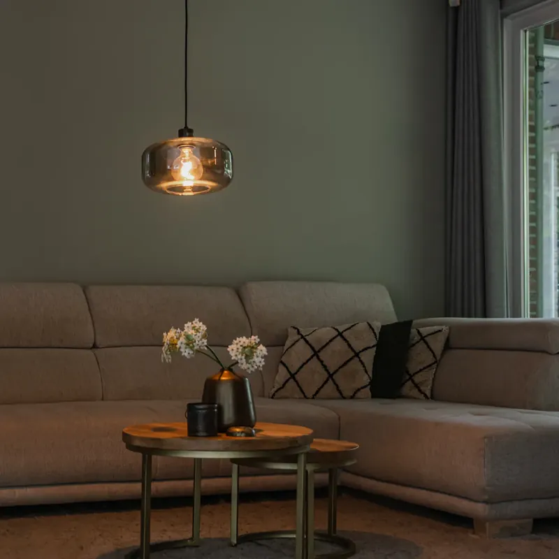 Art Deco lógólámpa fekete füstüveggel - Bizle Olcsó