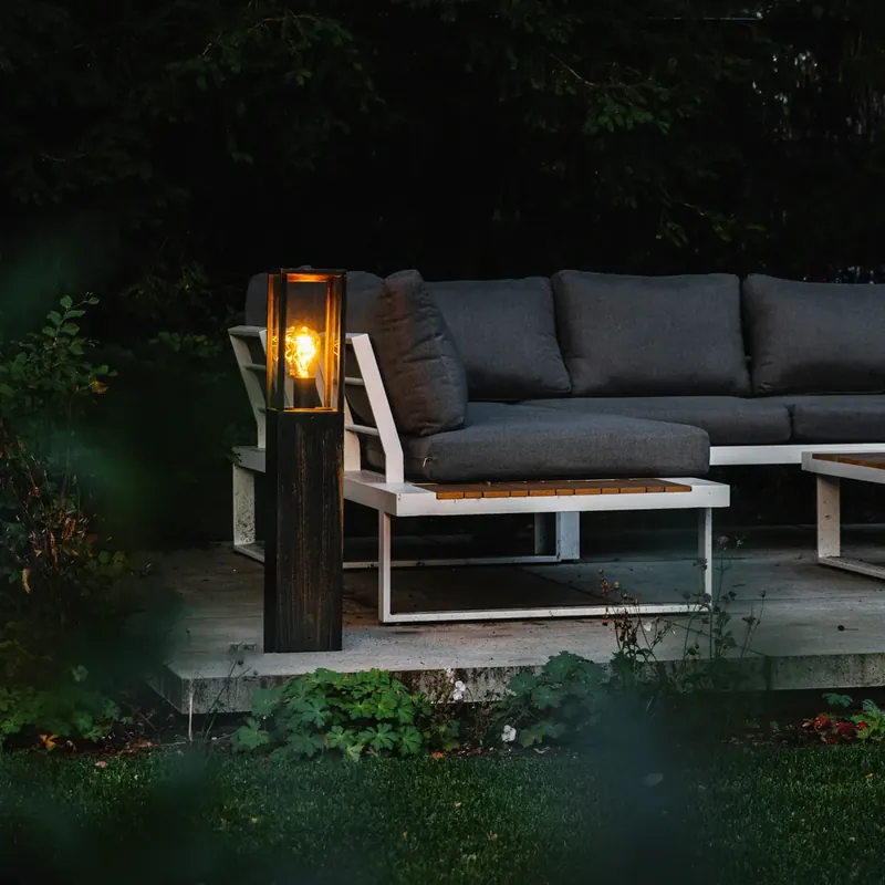 Különleges ajánlat Vintage kültéri állólámpa antik arany 80 cm IP44 - Charlois