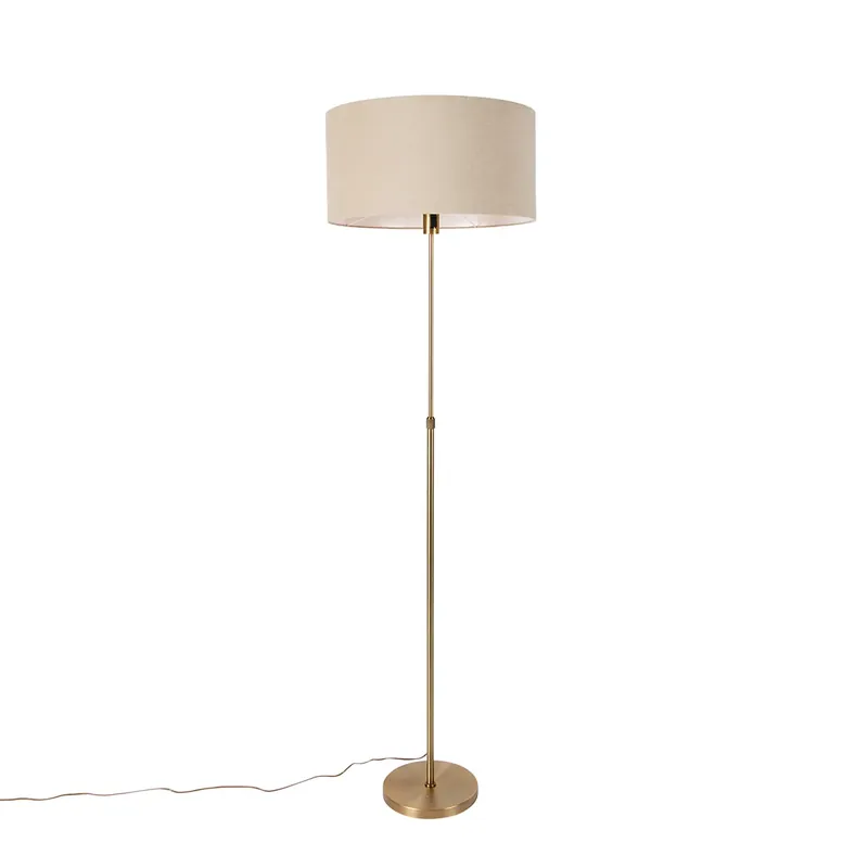 Utolsó esély Állólámpa állítható bronz világosbarna árnyékolóval 50 cm - Parte