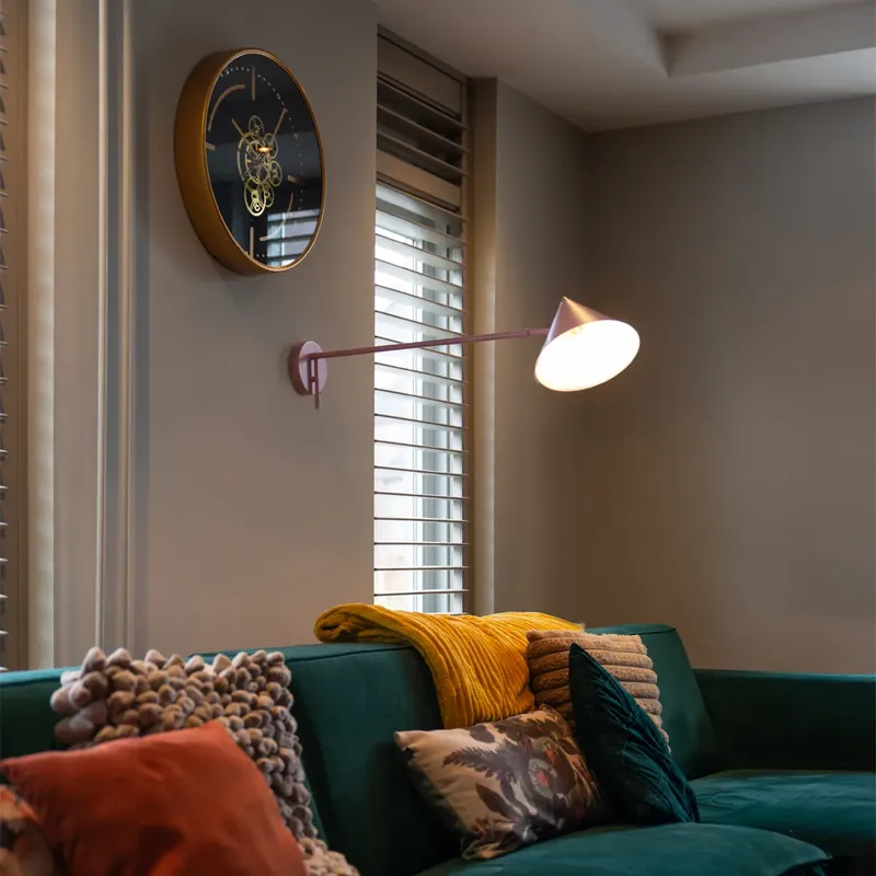 Design fali lámpa rózsaszín állítható - Triangolo Népszerű