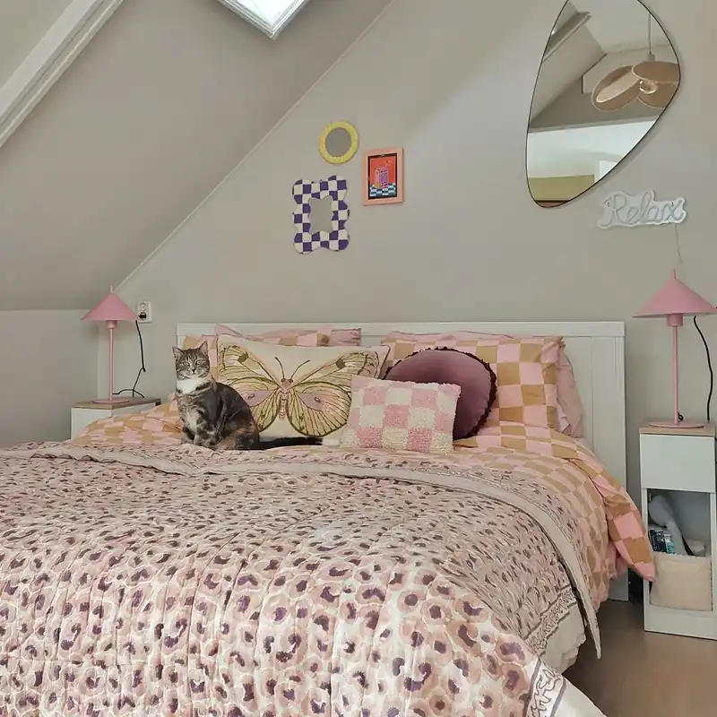 Design asztali lámpa rózsaszín - Triangolo Nézd meg most