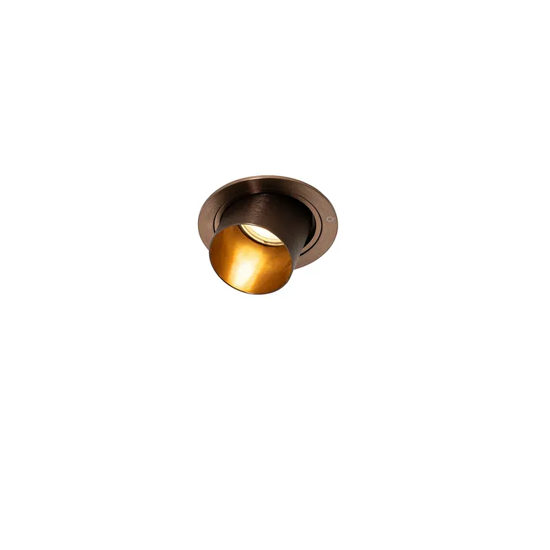Csak ma Modern süllyesztett spotlámpa sötét bronz kerek dönthető - Installa