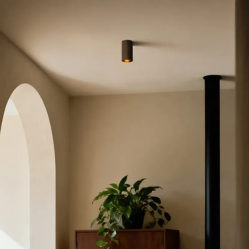 Modern spotlámpa sötét bronz 5,5 cm - Tuba Olcsóbb