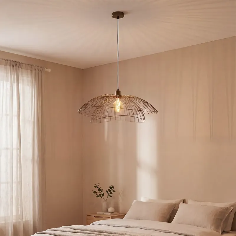 Csak ma Dizájn lógólámpa bronz 45 cm - Pua