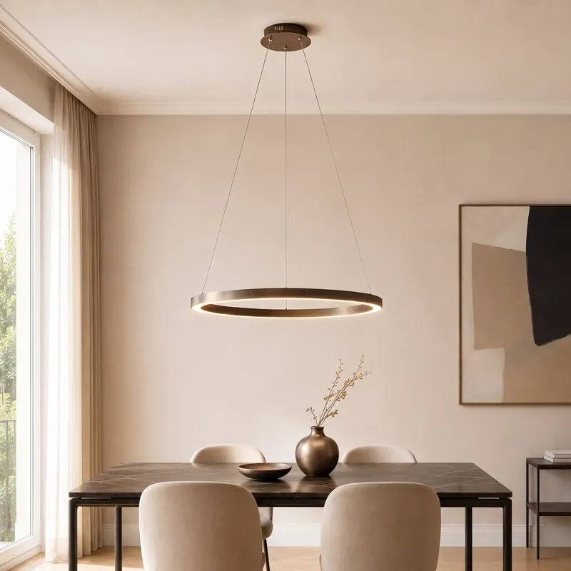 Függőlámpa bronz 80 cm LED-del, 3 lépésben dimmelhető - Girello Olcsóbb