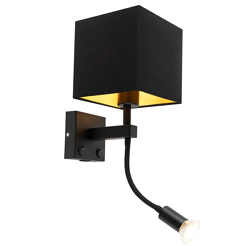 Olcsó Okos fali lámpa fekete USB-vel, Wi-Fi-vel, A60 és GU10 foglalattal - Zeno
