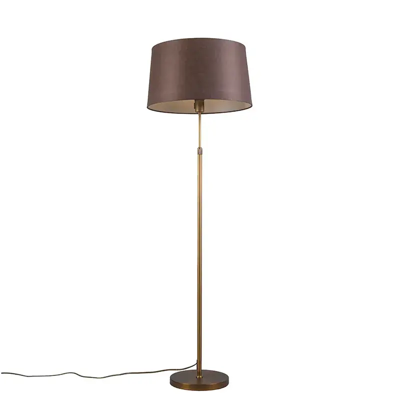 Nézd meg most Okos állólámpa bronz barna árnyékolóval 45 cm, WiFi-vel - Parte