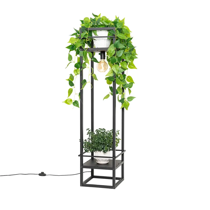 Okos ipari állólámpa fekete, WiFi-vel, G95 - Cage Rack Biztonságos vásárlás