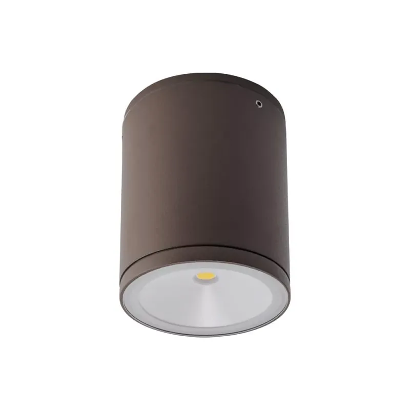 Utolsó esély RONDO kültéri LED mennyezeti lámpa sötétbarna IP54 6W/3000K