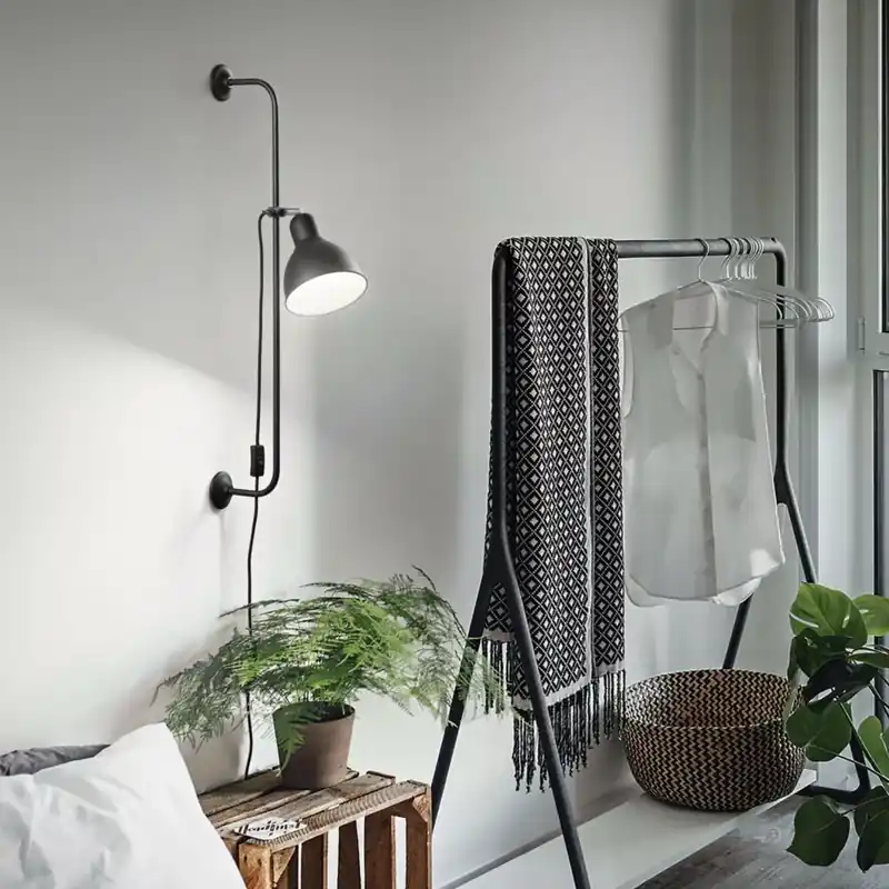 SHOWER klasszikus fali lámpa, 1-es, fekete Exkluzív ajánlat