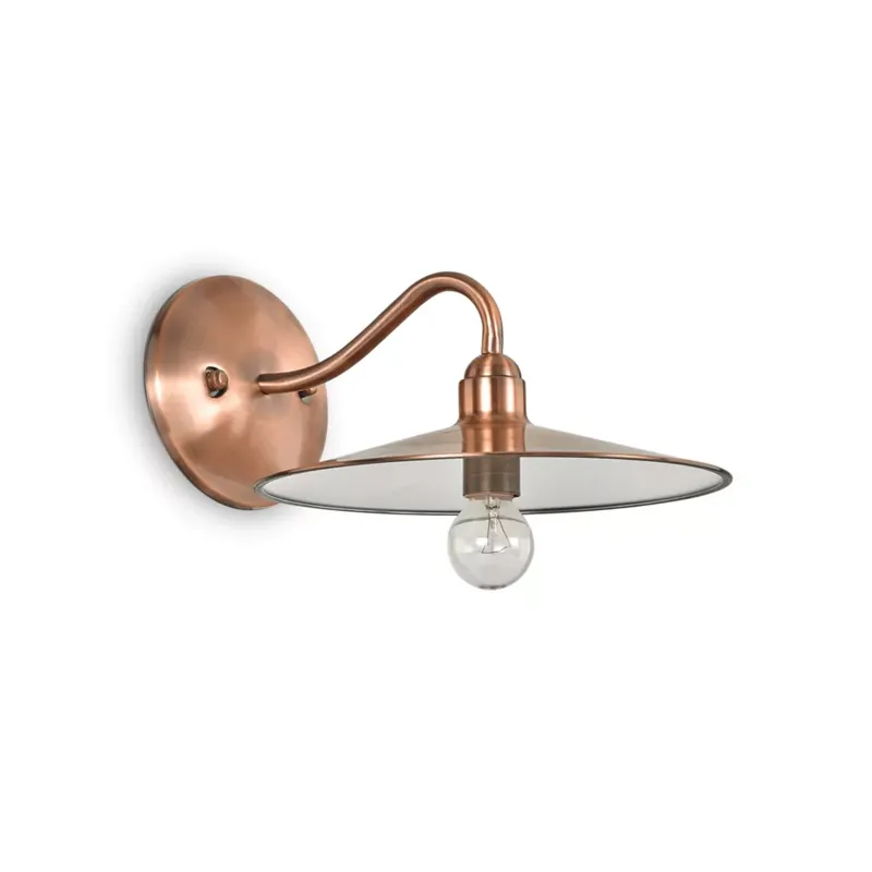 CANTINA vintage fali lámpa, 1-es, bronz Vedd meg online