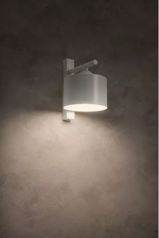 MILLER modern fali lámpa fehér/fehér, 20cm Biztonságos fizetés