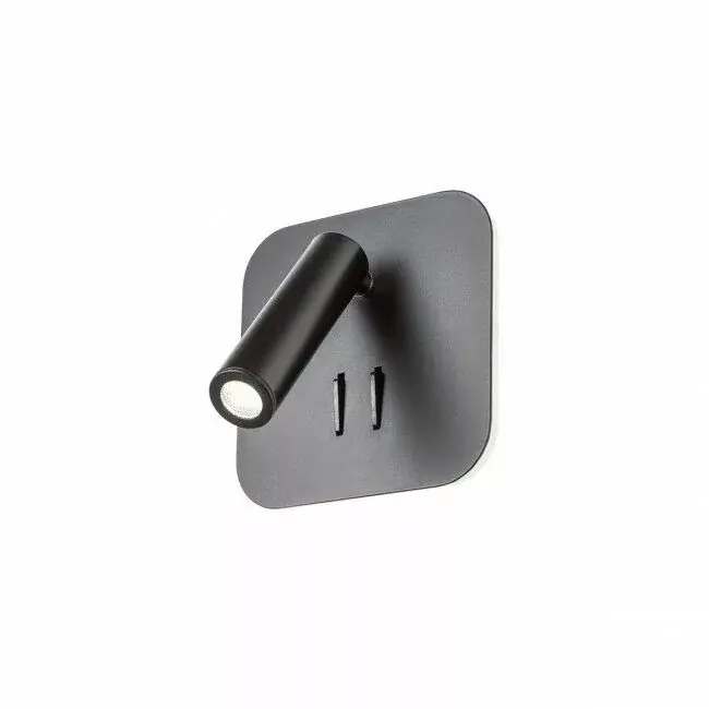 Alacsony ár PICCOLO modern LED fali lámpa fekete/átlátszó, 13cm