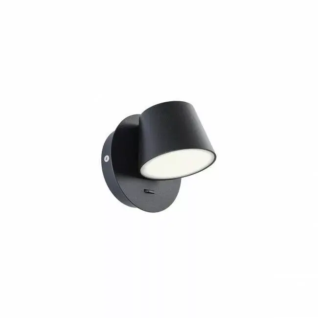 SHAKE Modern LED fali lámpa matt fekete/opál Nézd meg most