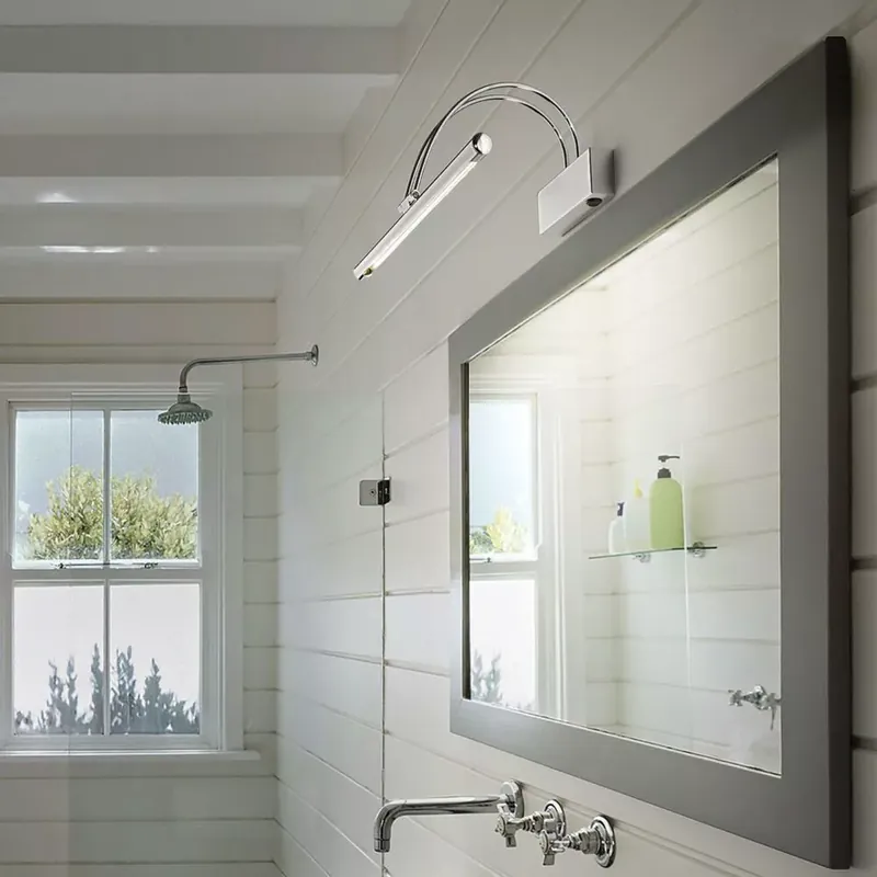 BOW 66 Modern LED képmegvilágítói lámpa, króm Olcsóbb