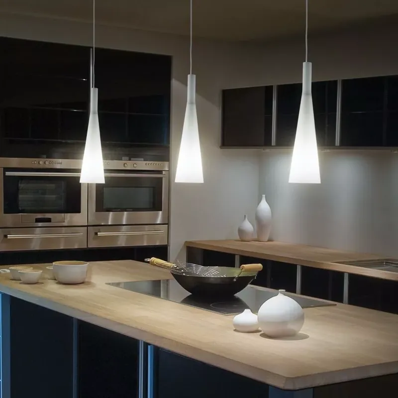 Biztonságos fizetés MILK Modern függőlámpa, fehér