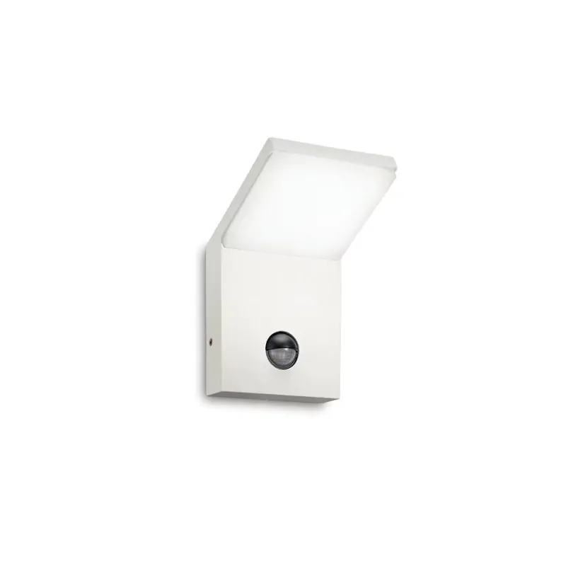 Biztonságos fizetés IdealLux 209852 STYLE AP SENSOR BIANCO 4000K LED kültéri falikar