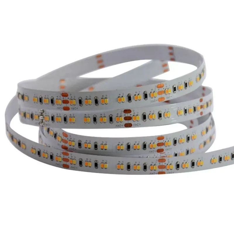 Vásárlói kedvenc 24V CRI90 Dim-To-Warm 1800K-3000K LED szalag 224 LED 19,2W 1280lm/m