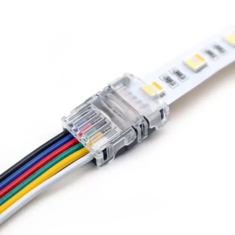 LED szalag betáp 12 mm széles RGB CCT LED Azonnali szállítás