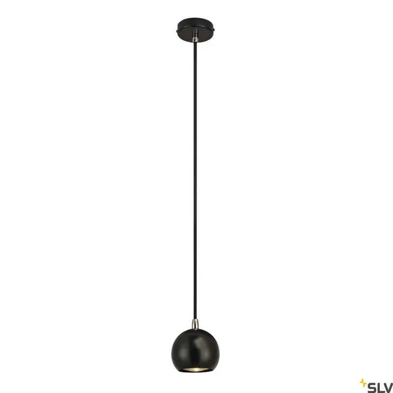 LIGHT EYE BALL fekete-króm GU10 függesztett spot lámpa Expressz szállítás
