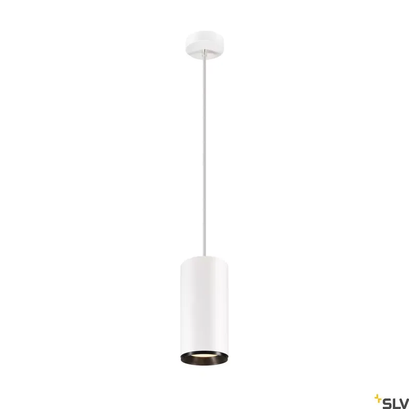 Bestseller NUMINOS XL PHASE fehér-fekete 12cm 3000K 36° 36W kiváló színvisszaadású függesztett LED spot lámpa