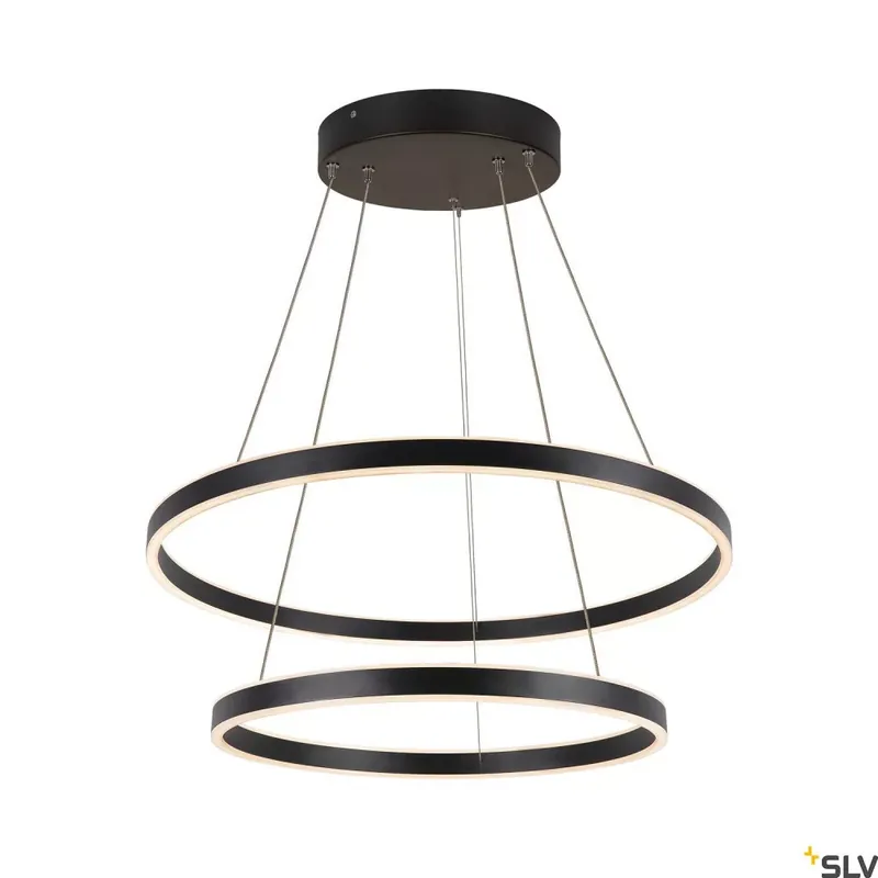 Prémium ONE DOUBLE PD DALI UP-DOWN fekete CRI-95 3000-4000K kiváló színvisszaadású függesztett LED lámpa