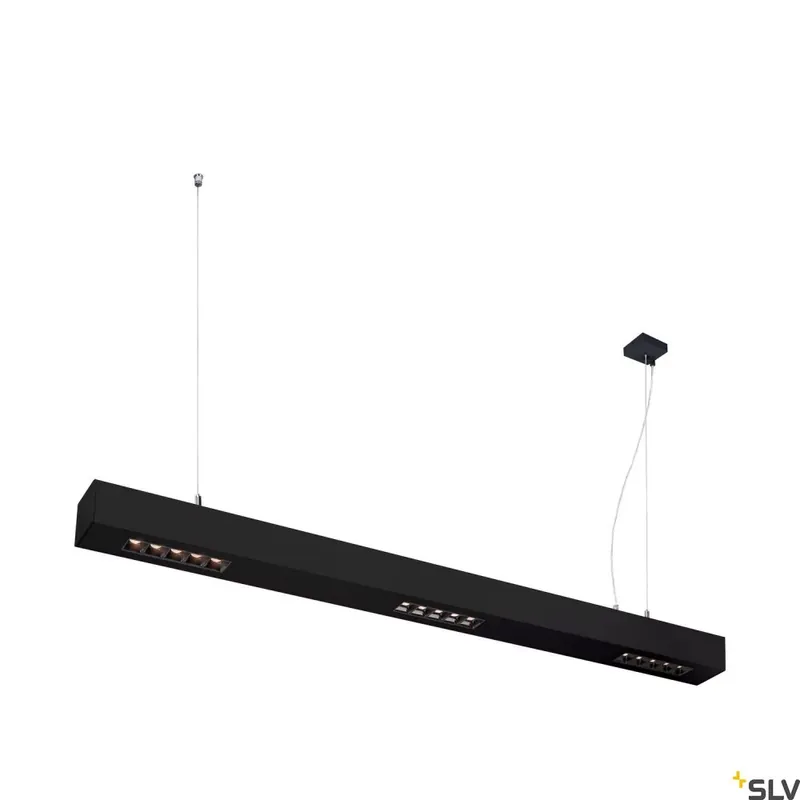 Q-LINE PD LED fekete 3000K 46W 1m alumínium alacsony káprázású dimmelhető mennyezeti függesztett lámpa Outlet