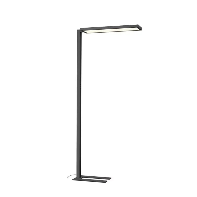Kedvezmény WORKLIGHT PRO fekete szabadon álló mozgás és fényérzékelős dimmelhető professzionális munkaasztal megvilágító állólámpa