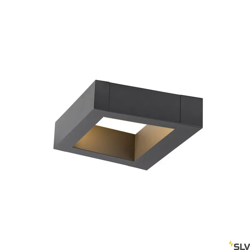 BOOKAT antracit IP65 15W 3000/4000K kültéri fali LED lámpa Csak ma