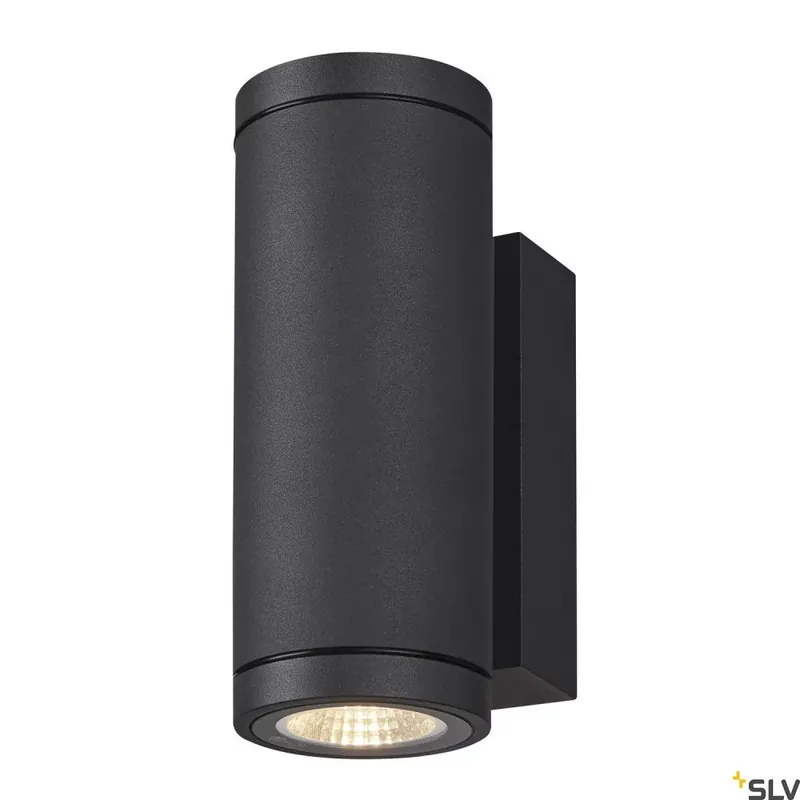 ENOLA ROUND UP-DOWN S LED antracit IP65 7W 3000/4000K kültéri fali lámpa Újdonság
