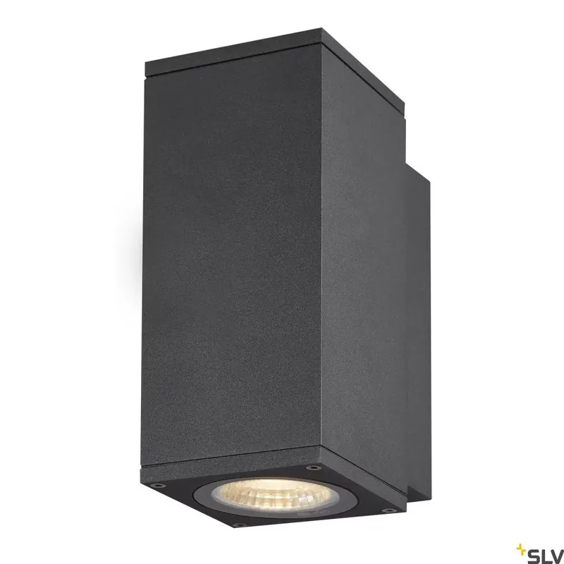 Kedvezmény ENOLA SQUARE S LED antracit IP65 6W 3000/4000K kültéri fali lámpa
