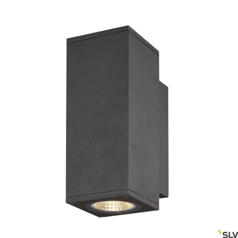 ENOLA SQUARE UP-DOWN S LED antracit IP65 7W 3000/4000K kültéri fali lámpa Olcsó