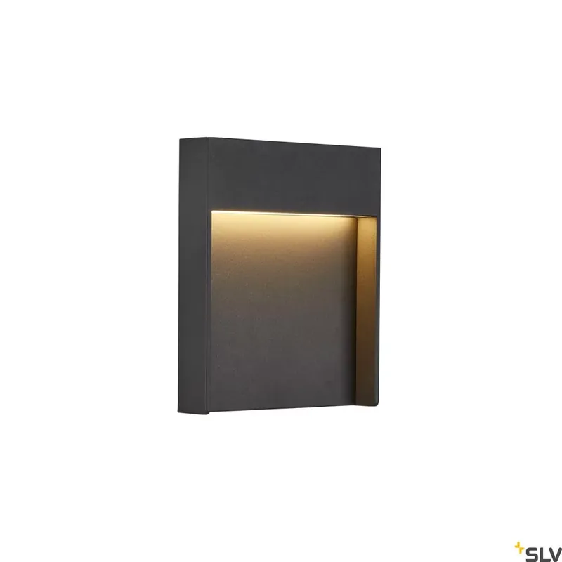 FLATT antracit IP65 14W 3000/4000K kültéri fali LED lámpa Utolsó esély