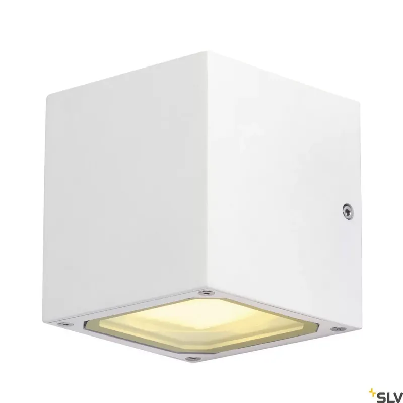 Prémium SITRA CUBE fehér IP44 GX53 kültéri fali lámpa