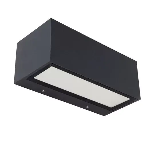 Lutec Gemini 1891M-gr kültéri falilámpa, 20W LED Legkelendőbb