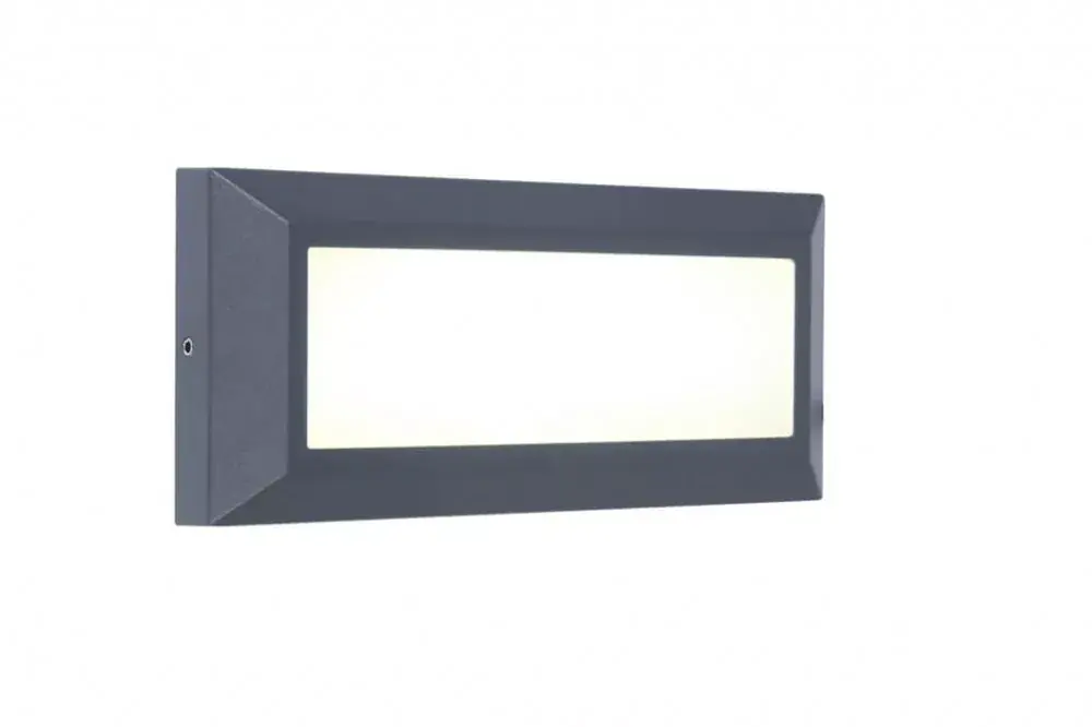 Lutec Helena kültéri falilámpa, 10,5W LED, 4000K, 400 lm, IP54 Azonnali szállítás