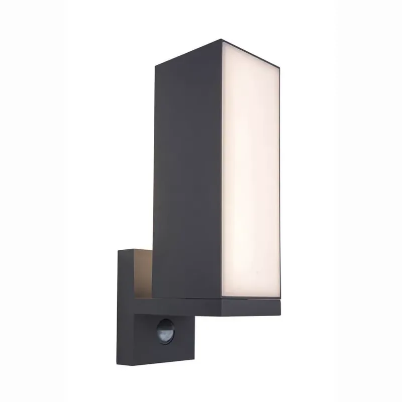 Lutec Cuba forgatható, mozgásérzékelős kültéri falilámpa, 13W LED, 3000K, 1000 lm, IP54 Vásárlói kedvenc