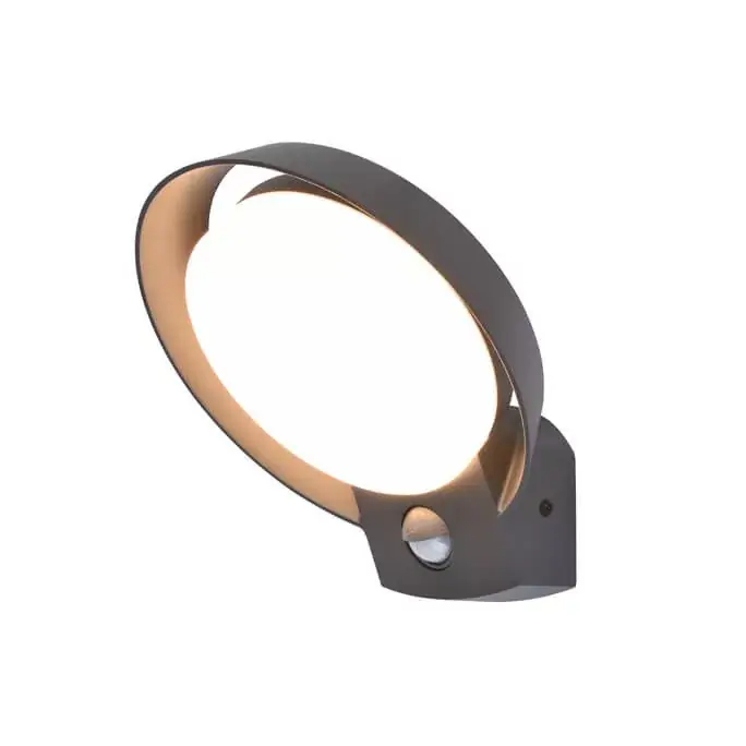 Azonnal elérhető Lutec Polo kültéri falilámpa mozgásérzékelővel, 16,1W LED, 3000K, 1100 lm, IP54