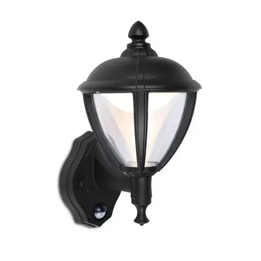 Kedvezmény Lutec Unite 2601-PIR-3K-bl mozgásérzékelős kültéri falikar, 9W LED