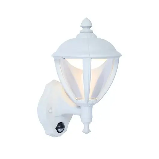 Bestseller Lutec Unite 2601-PIR-3K-wh mozgásérzékelős kültéri falikar, 9W LED