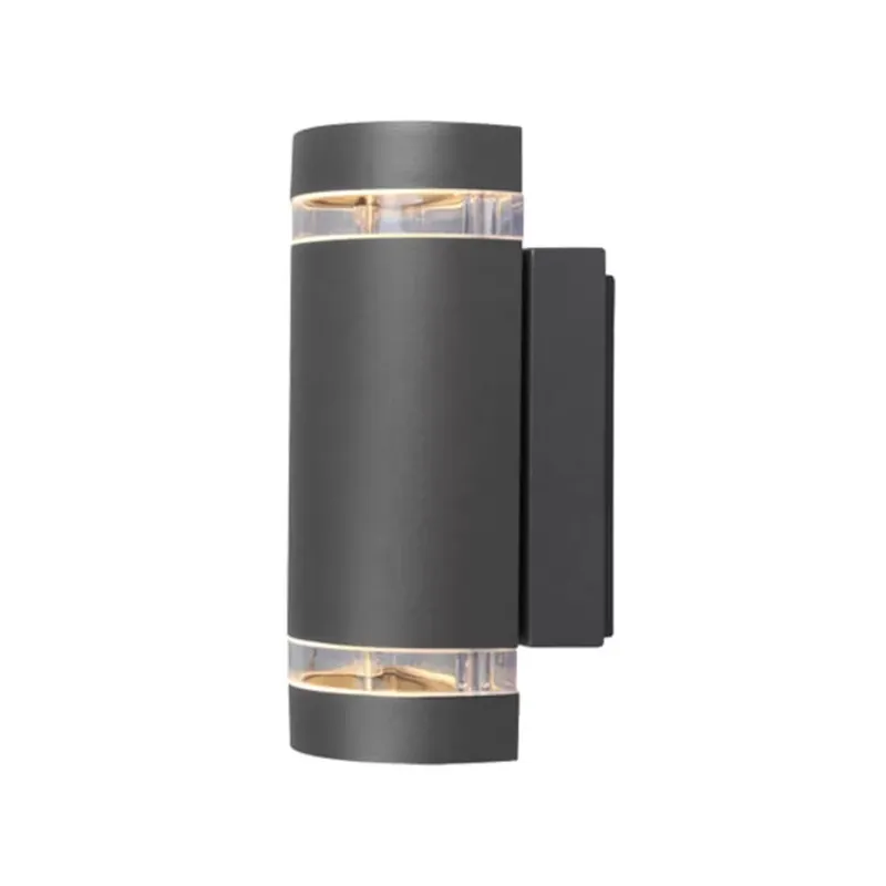 Olcsóbb Lutec Focus kültéri falilámpa beépített alkonykapcsolóval, 2x35W GU10, IP44, 5604023012