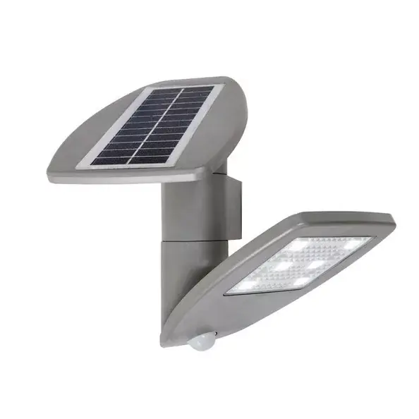 Lutec Zeta P9011-si mozgásérzékelős szolár falilámpa, 2,4W LED Népszerű