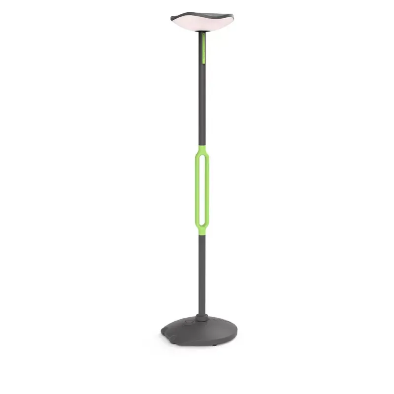 Kedvezményes ár Lutec Poppy napelemes kültéri állólámpa hangszóróval, 8W LED, 3000K, 500 lm