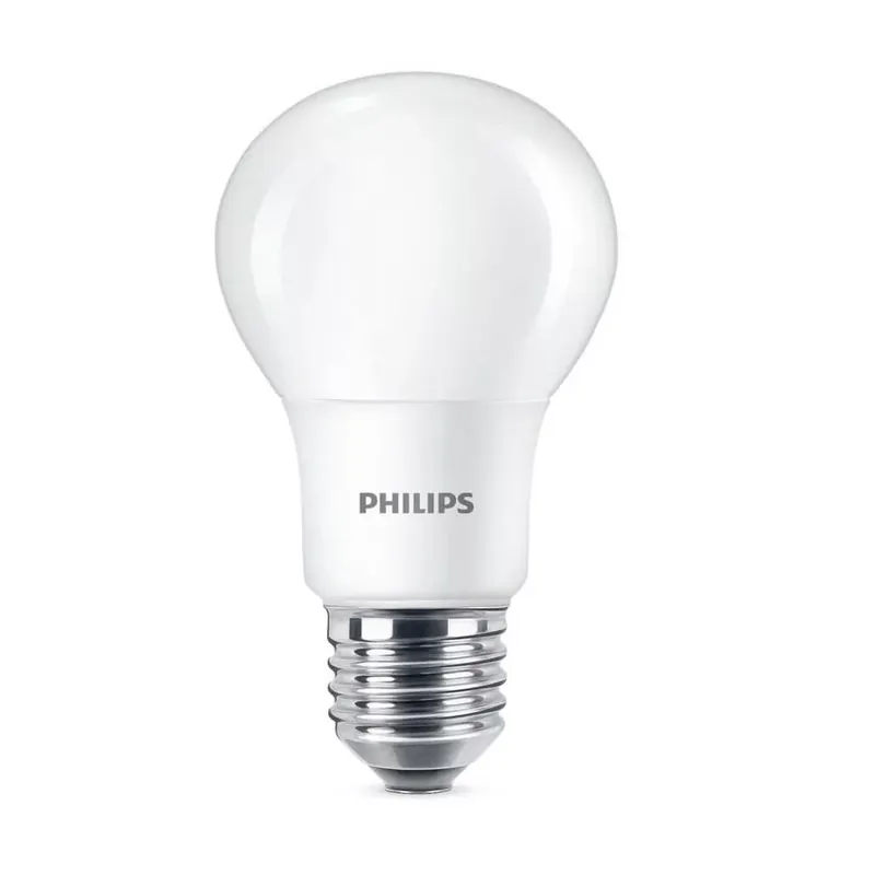 Csak ma Philips A60 E27 LED körte fényforrás, 8W=60W, 2700K, 806 lm, 200°, 220-240V