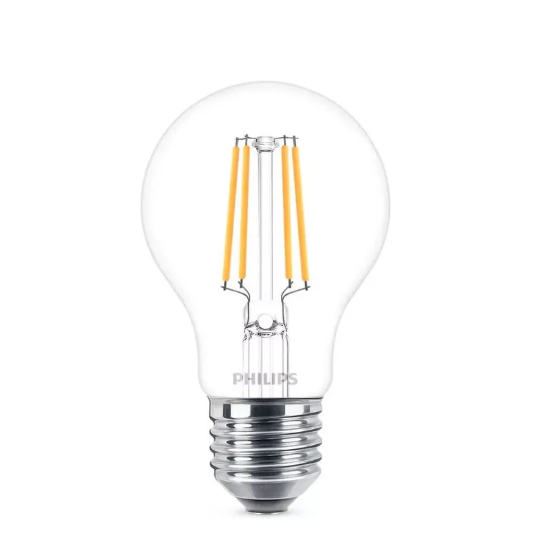 Árcsökkenés Philips A60 E27 LED körte fényforrás, 4.3W=40W, 2700K, 470 lm, 220-240V